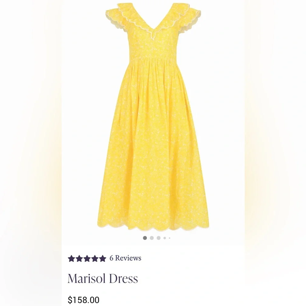 JessaKae Sunny Yellow Floral Maxi Dress - Picture 5 of 8